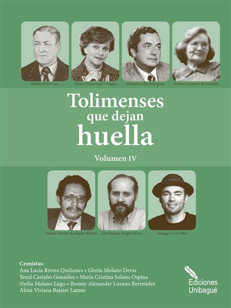 Tolimenses Que Dejan Huella Iv Pdf Colombia Entretenimiento General