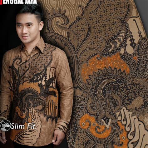 Jual Kain Batik Printing Motif Pekalongan Tradisional Mendung Kain