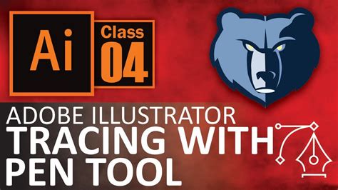 Adobe Illustrator Training Class Tracing With Pen Tool Tips And