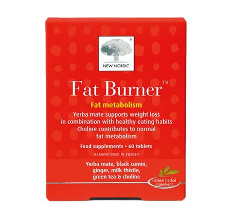 Purchase Organic New Nordic Fat Burner 60s Tablets At Chase Health New