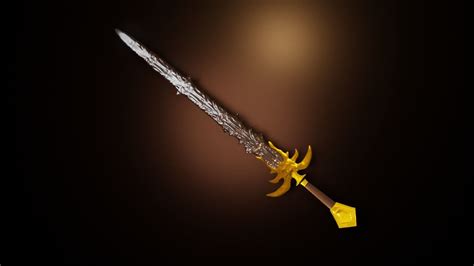 Fantasy Sword 3d Model Cgtrader