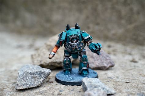 Alpha Legion Contemptor Dreadnought Painted Warhammer K Horus Heresy