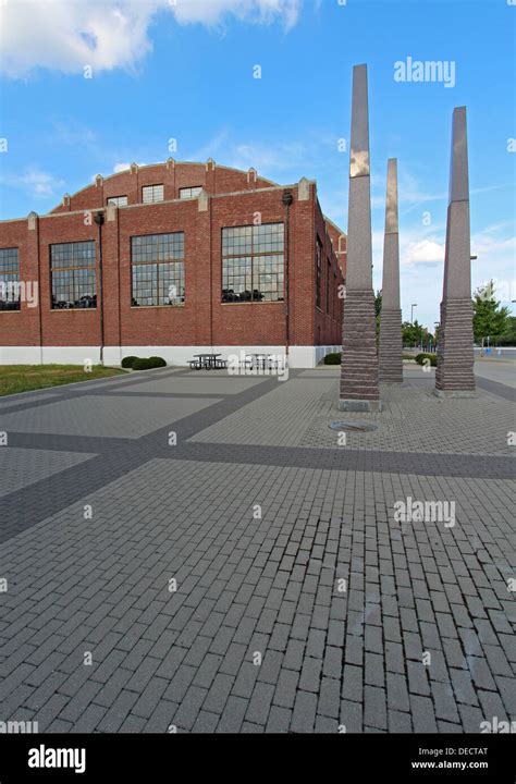 Hinkle Fieldhouse On The Butler University Campus Vertical Stock Photo