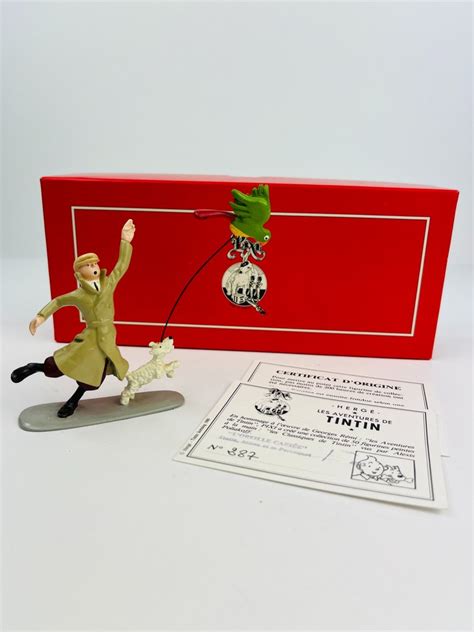 Figurine Pixi Loreille Cass E Tintin Milou Et Le Perroquet