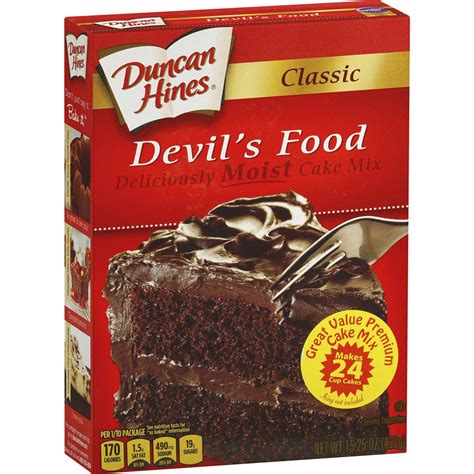 Duncan Hines Cake Mix Devils Food G Woolworths