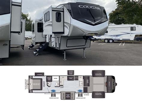 New 2024 Keystone Cougar 354fls Fifth Wheel Rv Floor Plan Rvjunket