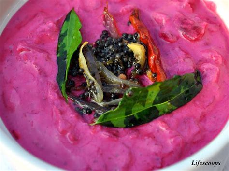 Life Scoops Beetroot Pachadi