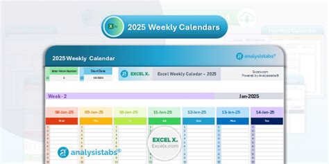 2025 Calendar Excel Templates Free Download Excel