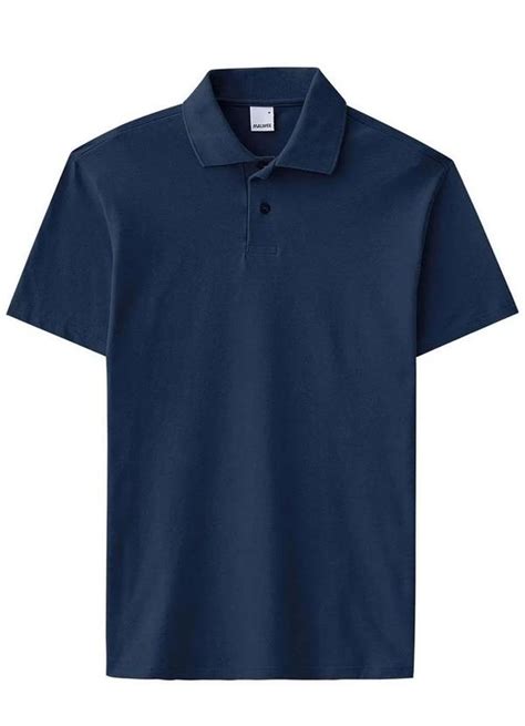 Camiseta Polo Masculina Marinho Marinho Meias Sao Jorge