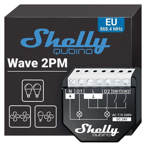 Shelly Qubino Wave Pm Z Wave Smart Switch Relay Channels A With