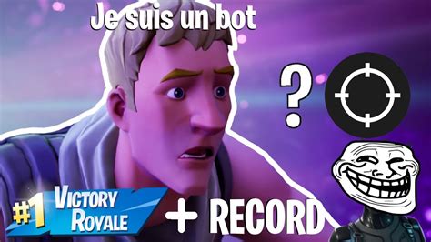 J Galise Mon Record De Kill Gr Ce Aux Bots Sur Fortnite Ft Pixl