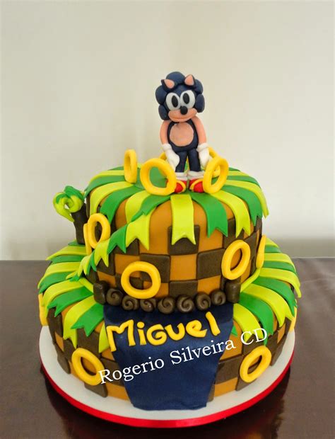 Rogerio Cake Designer Bolo Sonic