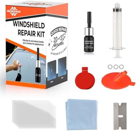 Gearzaar Glass Windshield Repair Tool Kit Fix Car Wind Glass Windscreen