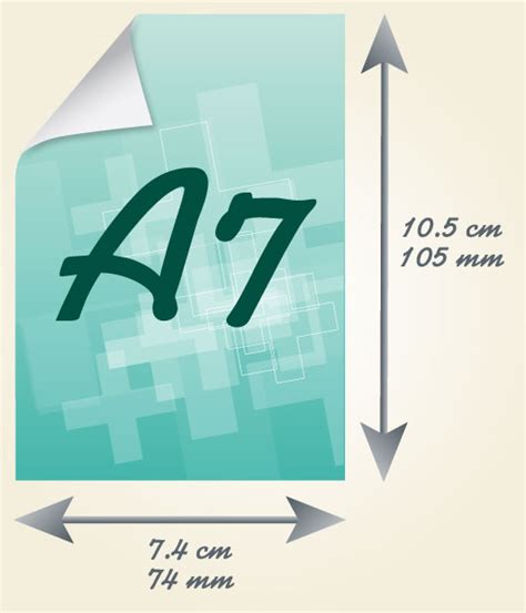 A7 Paper Size | All informations about A7 sheet of paper