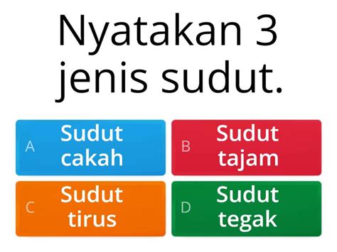 mengenal sudut quiz