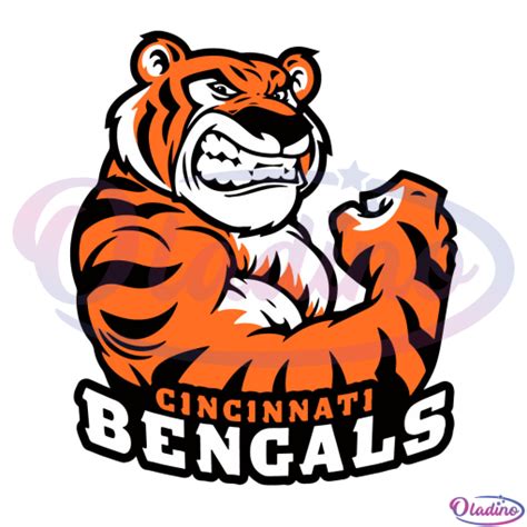 Cincinnati Bengals Svg Digital File NFL Svg Tiger Svg Football Team Svg