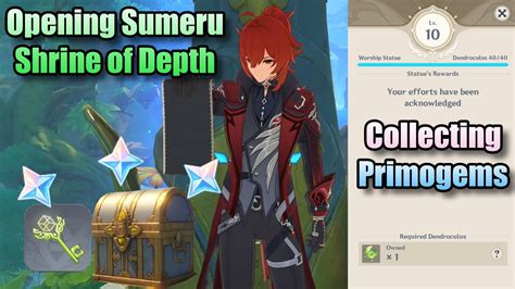 Opening Shrine Of Depth Collecting Primogems And Abyss Genshin