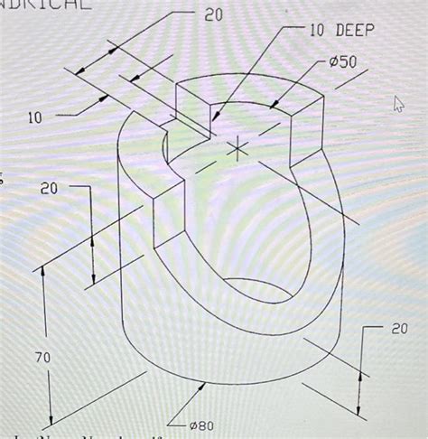 Solved Please Draw Orthographic Views Chegg