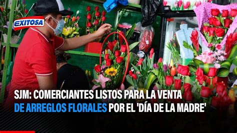 Sjm Comerciantes Listos Para La Venta De Arreglos Florales Por El