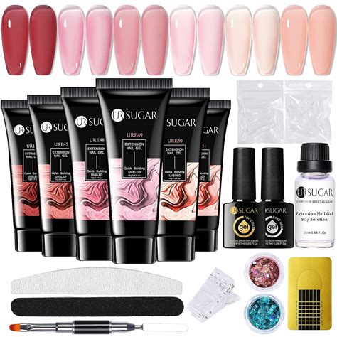 Ur Sugar Poly Gel N Gel Set Nagelverl Ngerung Builder Gel Kit Farben