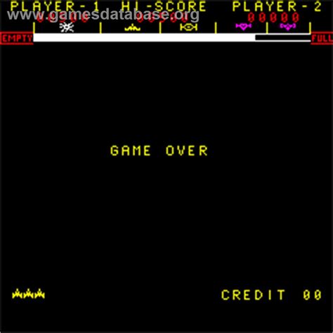 Astro Wars - Arcade - Artwork - Game Over Screen