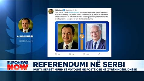 Referendumi në Serbi Kurti Serbët mund të votojnë me postë ose në