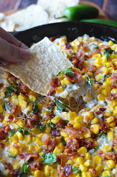 Cheesy Bacon Jalapeno Corn Dip