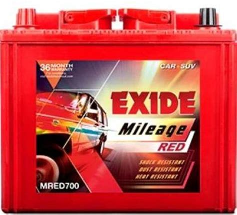 Exide Four Wheeler Car 65 Ah Battery Battery Capacity 51 80ah Ampere