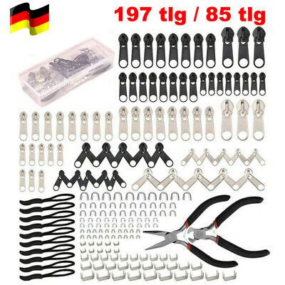 X Rei Verschluss Reparatur Set Metall Zipper Fixer Kopf Repair