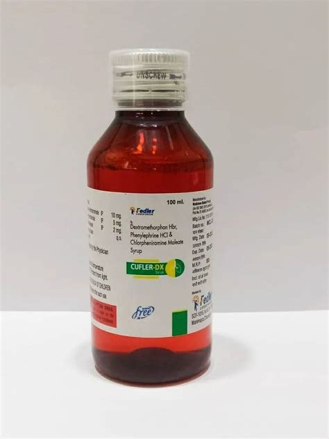 Cufler Dx Dextrromethorphan Hbrphenylephrine Hclchlorpheniramine