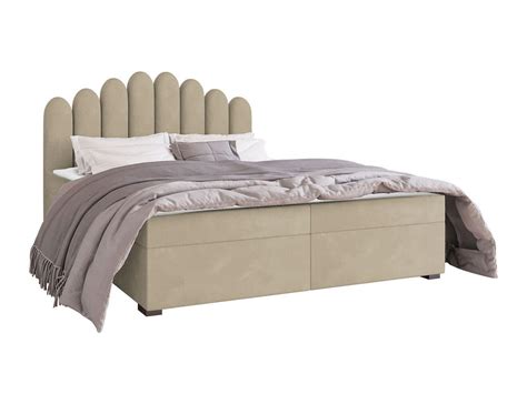 Cama Continental Stamford 100 Duplo Castanho Claro Tecido