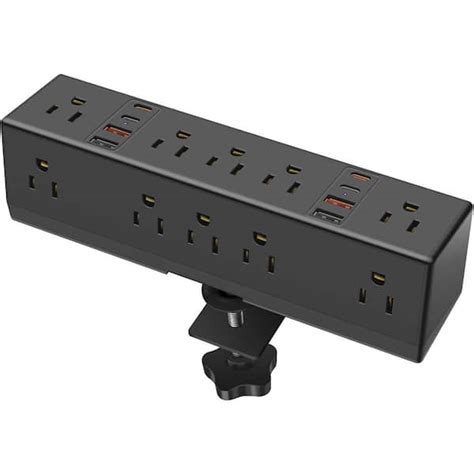 Etokfoks 14 Outlets Power Strip Surge Protector With AC Outlets 8 USB