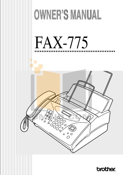 Download Free Pdf For Brother Intellifax 1270e Fax Machine Manual