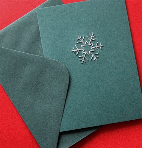 Hand Embroidered Christmas Card Etsy Uk