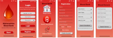 Blood Bank App Figma Community