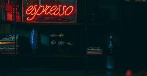 Espresso Text in Darkness · Free Stock Photo