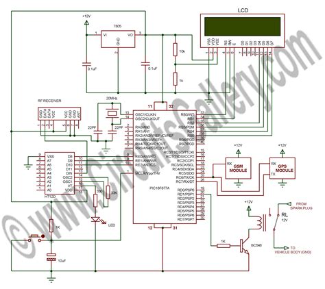 Digital Speedometer Circuit Diagram For Motorcycle