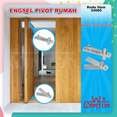 Jual Engsel Pivot Pintu Rumah Kantor Engsel Swing Putar Stainless