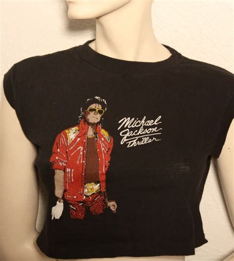 Vintage S Michael Jackson Thriller Belly Muscle T Shirt