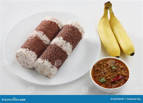 Puttu Kadala Curry Stock Photo Image 60530249