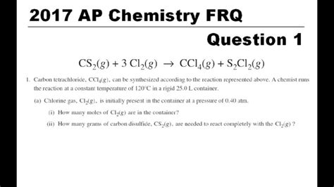 How To Ace The 2024 Ap Chem Frqs Complete Answers And Expert Tips