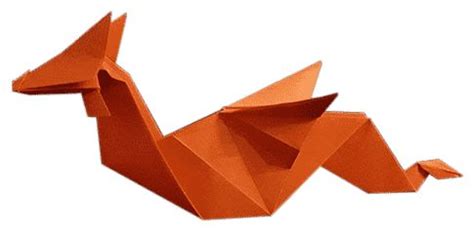 How To Make Fire Dragon Origami - Art & Craft