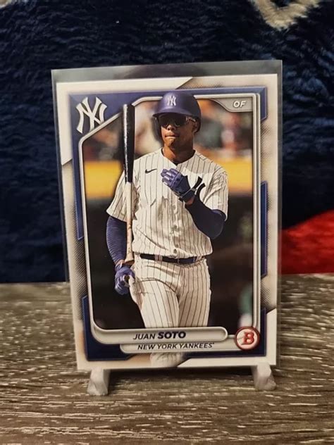 JUAN SOTO 2024 Topps Bowman Baseball 78 New York Yankees EUR 2 24