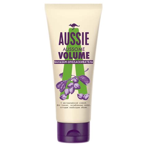 Бальзам-ополаскиватель Aussie Aussome Volume, 200 мл, для придания ...
