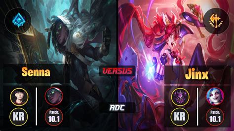 Viper Glacial Augment Senna Adc Vs Conqueror Jinx Master Kr