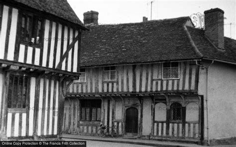 Photo of Lavenham, Wool Hall And Arched Shop Windows 1965