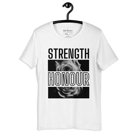 Strength And Honour T Shirt Melorr T Shirts Modern Christian Apparel