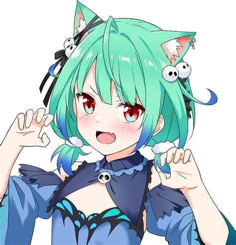 Neko Rushia Waifu Anime Uruharushia Vtuber Hololive Hd Phone