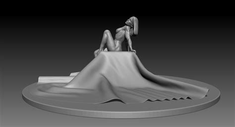 裸体女性艺术模特 3D模型 10 ztl stl obj fbx ma Free3D