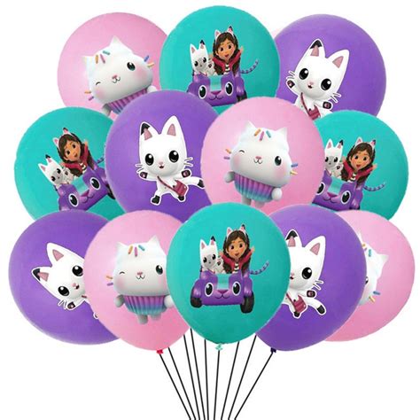 Buy 18pc Gabbys Dollhouse Balloons Birthday Party Decorations Supplies